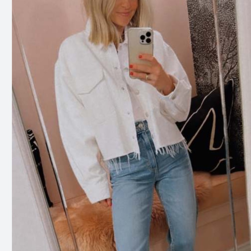 Agolde Cropped Denim Jacket